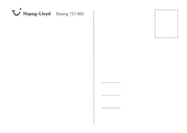Flugzeuge Zivil Hapag-Lloyd Boeing 737-800 – Bild 2