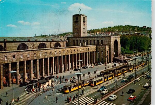 Strassenbahn Tramway-- Stuttgart Hauptbahnhof