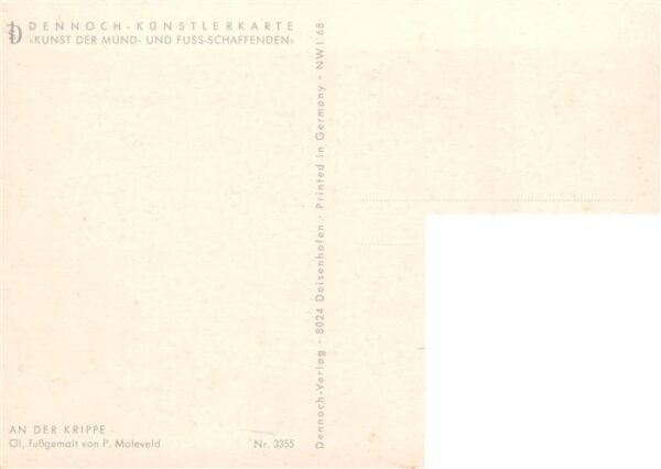 Krippe Weihnachtskrippe Crib Copier Gesegnete Weihnachten – Bild 2