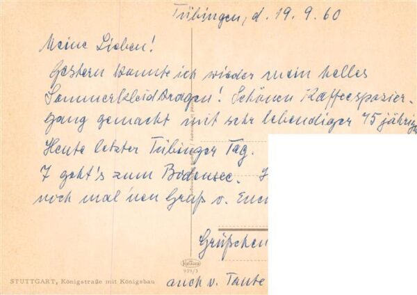 Strassenbahn Tramway-- Stuttgart Koenigstrasse – Bild 2
