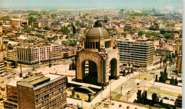 Mexico City D.F. Mexico Monumento de la Revolucion Vista panoramica