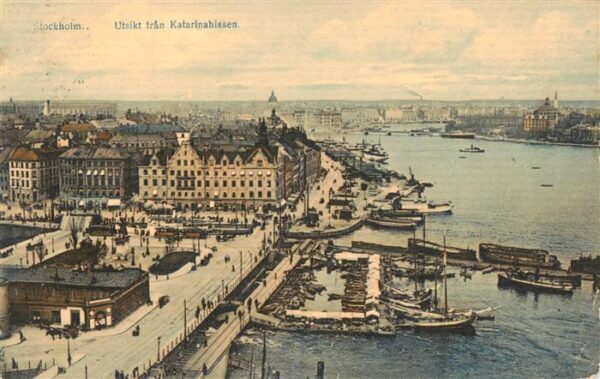 Stockholm Utsikt fran Katharinahissen