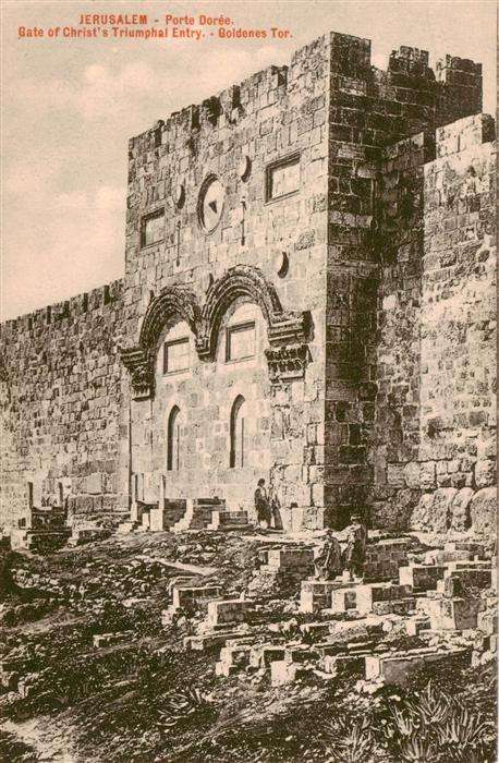 Jerusalem  Yerushalayim Israel Goldenes Tor