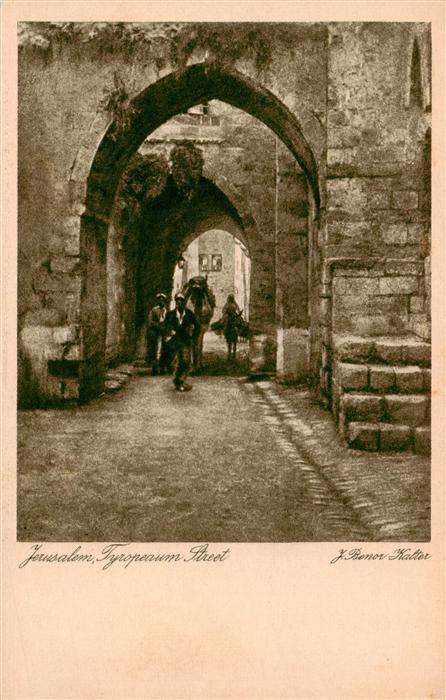 Jerusalem  Yerushalayim Israel Tyropeanum Street