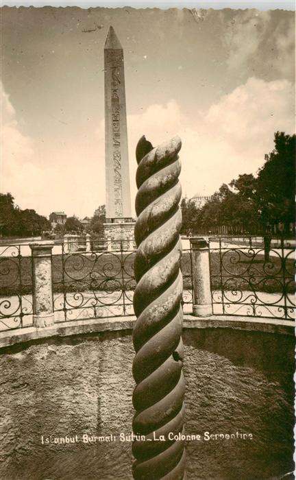 Istanbul Constantinopel TK Burmeli Sueluen La Colonne Serpentine