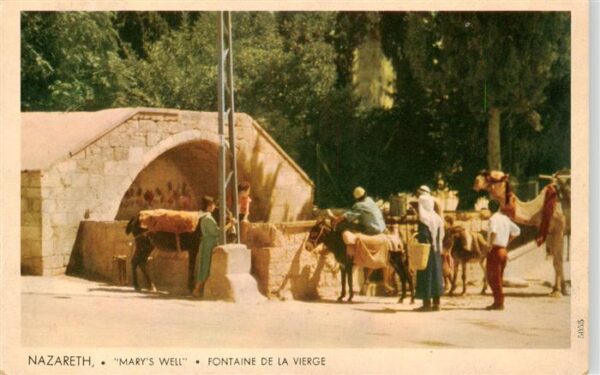 Nazareth  Israel Marys Well Fontaine de la vierge