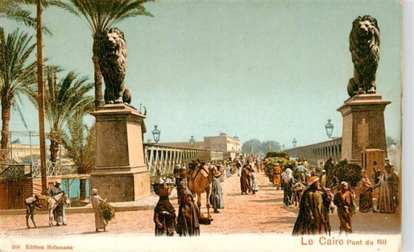 Le Caire  Egypt Pont du Nil