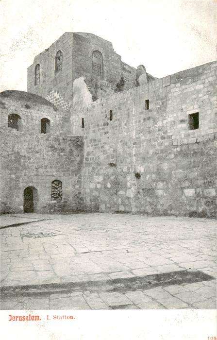 Jerusalem  Yerushalayim Israel Erste Station