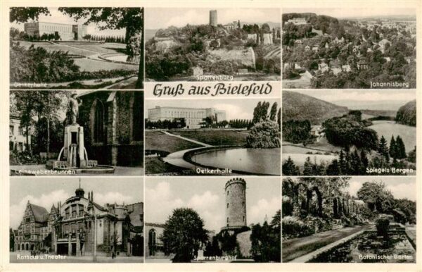 Bielefeld Oetkerhalle Sparrenburg Johannisberg Leineweberbrunen Spiegels Bergen