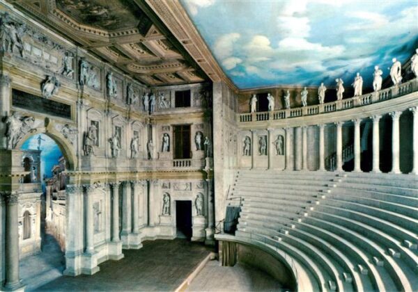 Vicenza Veneto IT Vorbuehne Italienisches Theater