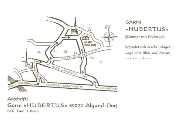 Algund Merano Suedtirol IT Garni Hubertus – Bild 2