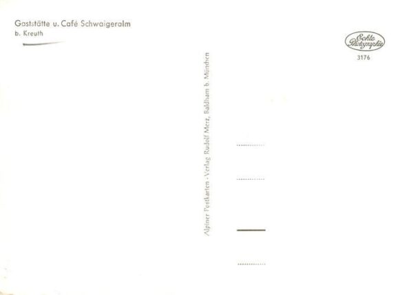 Kreuth Tegernsee Gaststaette Cafe Schwaigeralm – Bild 2
