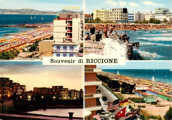 Riccione Rimini IT Un saluto da Riccione