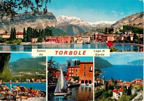 Torbole Lago di Garda IT Panorama Teilansichten