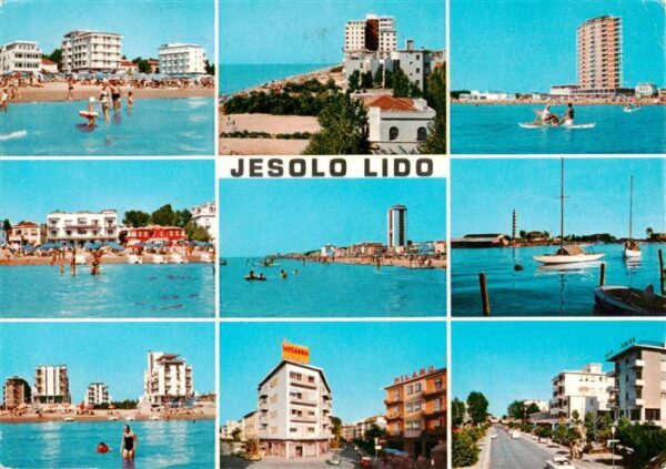 Jesolo Lido IT Orts und Teilansichten Strandpartien
