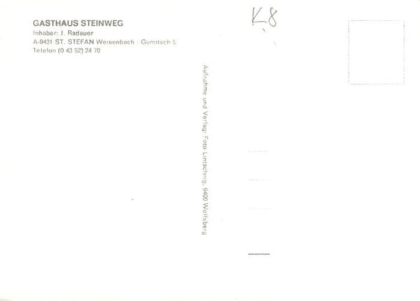 St Stefan Gailtal Gasthaus Steinweg Terrasse Zimmer – Bild 2