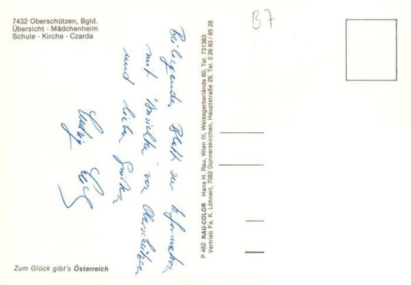 Oberschuetzen uebersicht Maedchenheim Schule Kirche Czarda – Bild 2