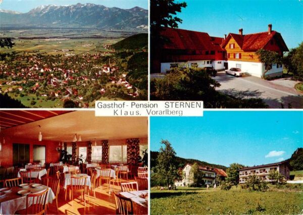 Klaus Vorarlberg AT Panorama Gasthof Pension Sternen Gastraum