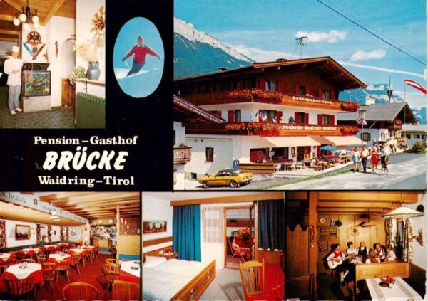 Waidring Tirol AT Pension Gasthof Bruecke Gastraeume Zimmer
