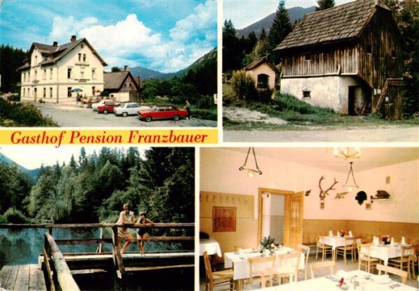 Gusswerk Gasthof Pension Franzbauer Gastraum Gondelteich Schuppen