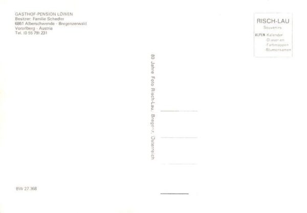 Alberschwende Gasthof Loewen Panorama Balkons – Bild 2