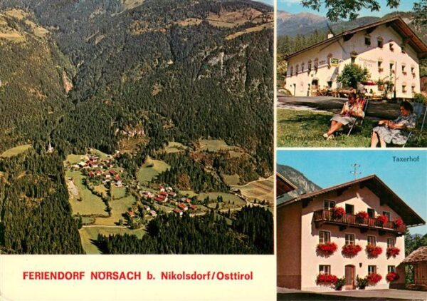 Noersach Panorama Feriendorf Luftaufnahme Gasthaus Chrysanthner Wirt Gaestehaus