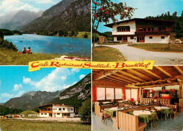 Kramsach Tirol AT Café Restaurant Seeblick Brantlhof am Reintalersee Alpen