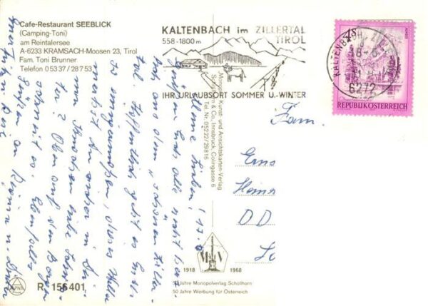 Kramsach Tirol AT Café Restaurant Seeblick Brantlhof am Reintalersee Alpen – Bild 2