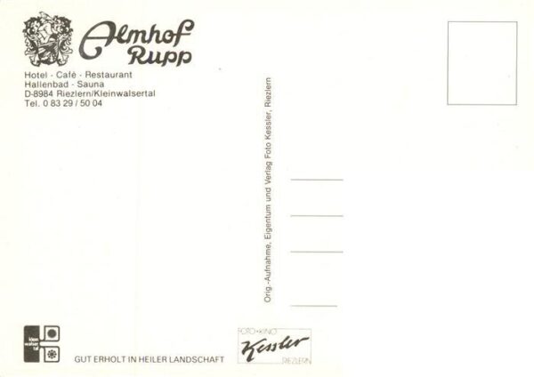 Riezlern Kleinwalsertal Vorarlberg Hotel Café Restaurant Almhof Rupp Restaurant – Bild 2