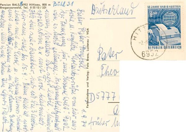 Hittisau Vorarlberg AT Pension Bals – Bild 2