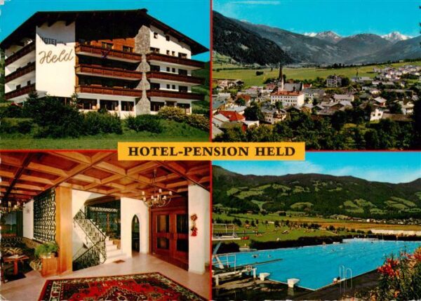 Fuegen Zillertal Tirol AT Hotel Pension Held Foyer Freibad Panorama Alpen