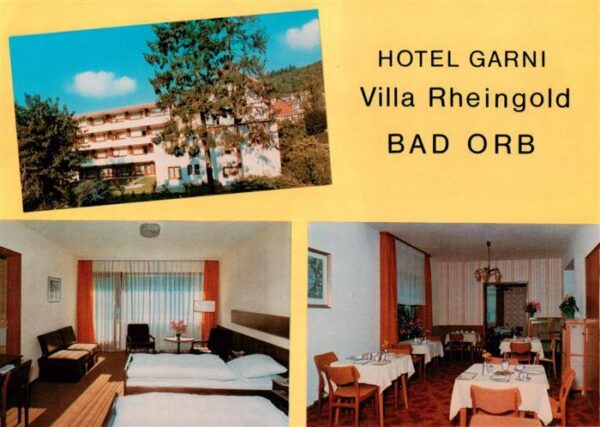 Bad Orb Hotel Villa Rheingold Fremdenzimmer Restaurant