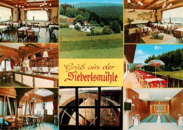 Hosenfeld Ausflugsort Zur Siebertsmuehle Gastraeume Bar Kegelbahn Landschaftspan