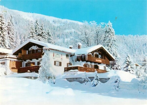 Bayrischzell Bayrisch Zell Wintersportplatz Café Restaurant Pension Zellerstuebe