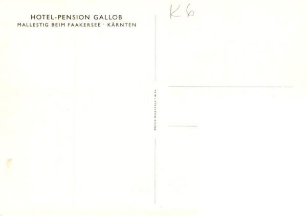 Mallestig Hotel Pension Gallob – Bild 2