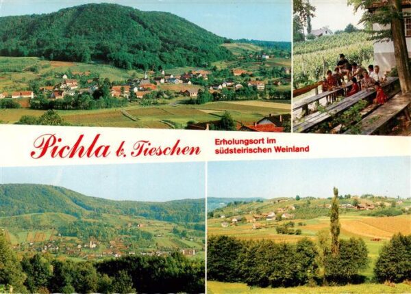 Tieschen Pichla mit Koenigsberg Panorama Buschenschaenke