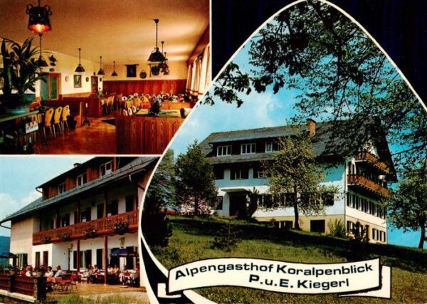 Deutschlandsberg Alpengasthof Koralpenblick Gastraum Terrasse