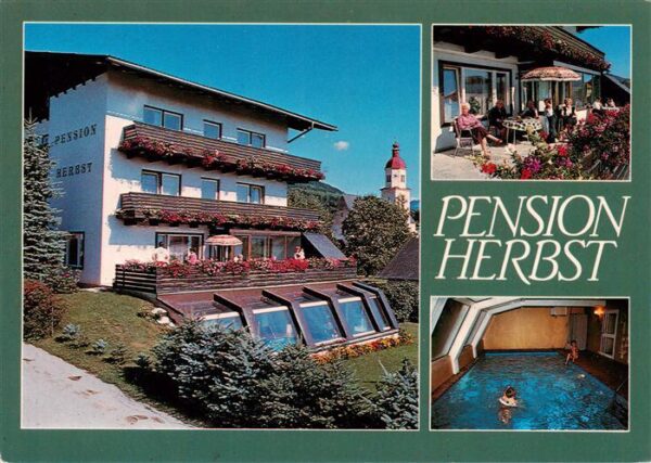 Fladnitz Teichalm Steiermark AT Pension Herbst Biothermalkammer Terrasse Hallenb