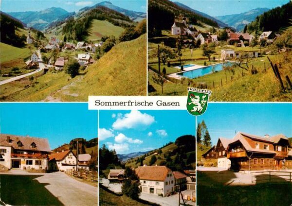 Gasen Panorama Schwimmbad Ortspartien