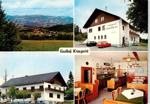 Miesenbach Birkfeld Gasthof Kreuzwirt Gastraum Panorama