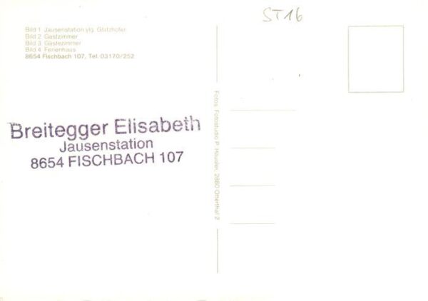 Fischbach Steiermark AT Jausenstation Glatzhofer Gaestezimmer Ferienhaus – Bild 2