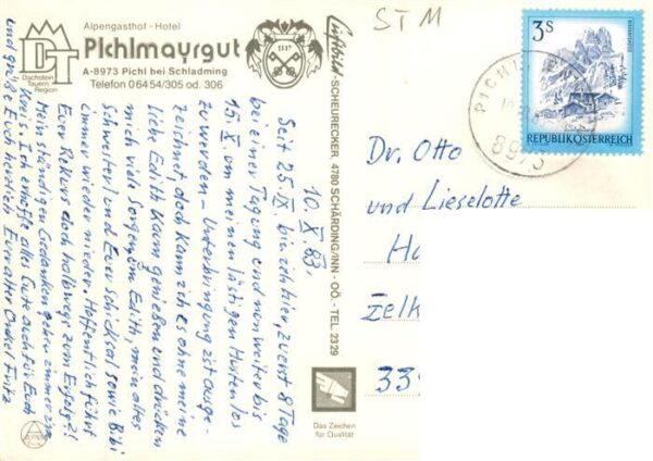 Pichl Schladming Alpengasthof Hotel Pichlmayrgut – Bild 2