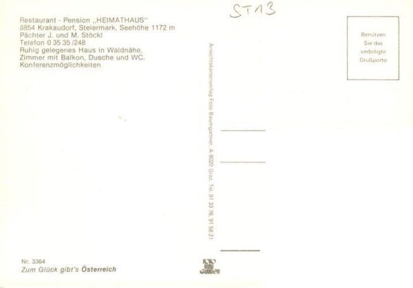 Krakaudorf Steiermark AT Restaurant Pension Heimathaus Gastraeume Zimmer – Bild 2