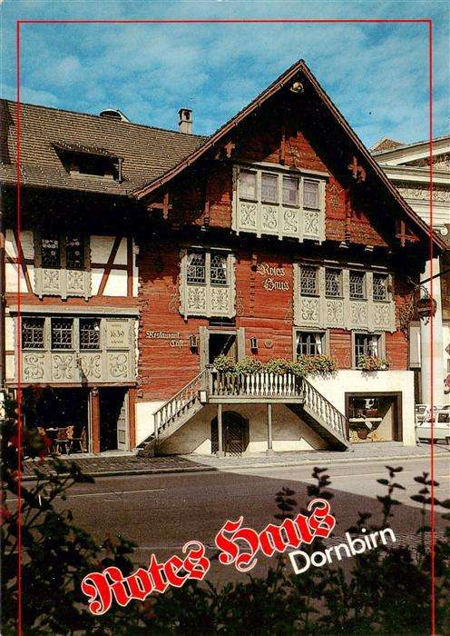 Dornbirn Vorarlberg AT Rotes Haus am Marktplatz