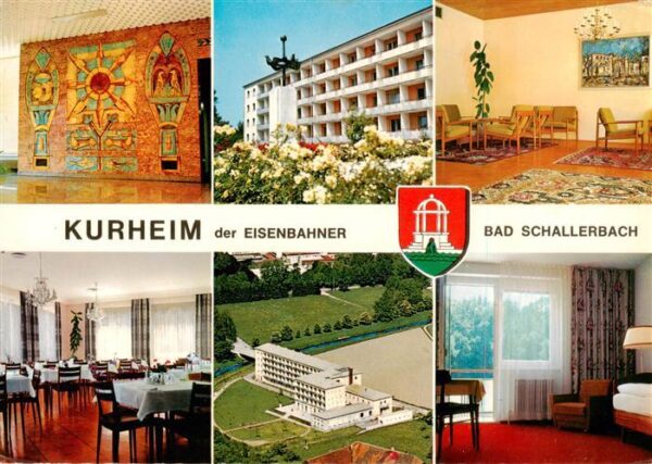 Bad Schallerbach Oberoesterreich AT Kurheim der Eisenbahner Gastraeume Zimmer Fl