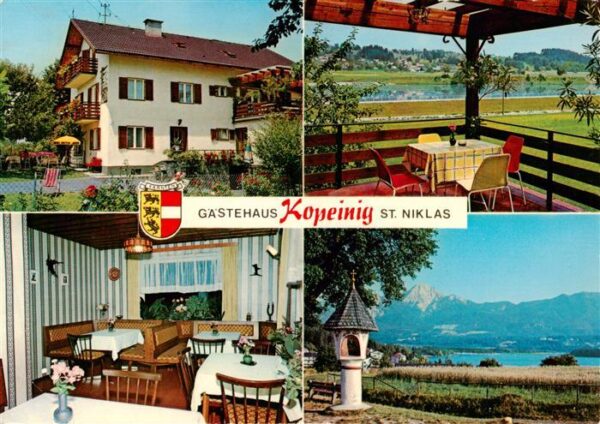 Drobollach Faaker See Kaernten AT Gaestehaus Kopeinig St Niklas Gastraum Bildsto