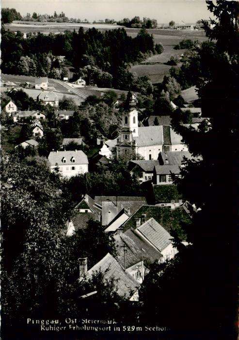 Pinggau Ortsansicht mit Kirche