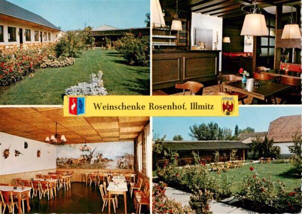 Illmitz Burgenland AT Weinschenke Rosenhof Gastraeume Park