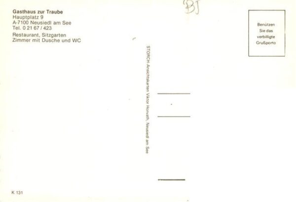 Neusiedl See Gasthof zur Traube Gastraeume – Bild 2