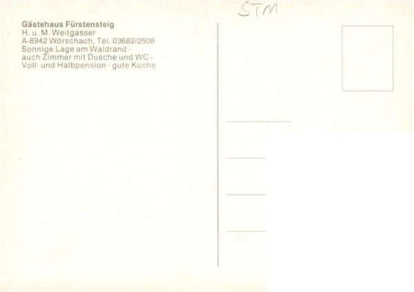 Woerschach Steiermark AT Gaestehaus Fuerstensteig – Bild 2